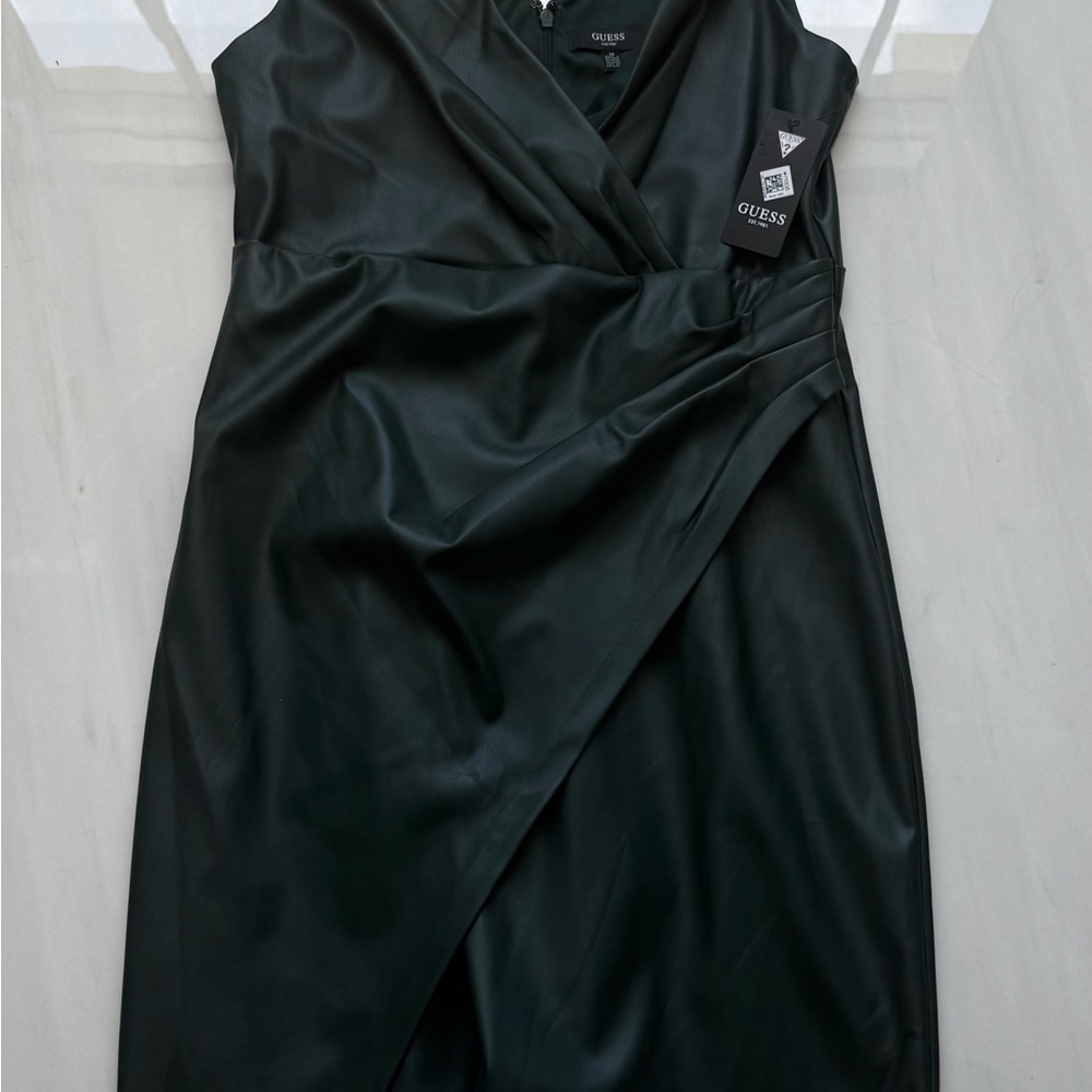 Guess Elegant One Shoulder Dark Dress